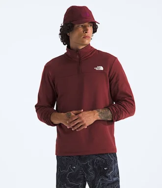 Erkek Cedar Trail Grid Polar ½-Zip