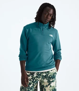 Erkek Cedar Trail Grid Polar ½-Zip