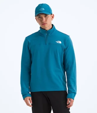 Erkek Cedar Trail Grid Polar ½-Zip