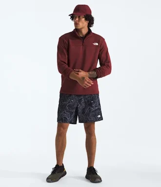 Erkek Cedar Trail Grid Polar ½-Zip