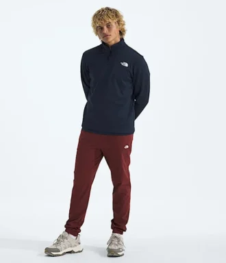 Erkek Cedar Trail Grid Polar ½-Zip