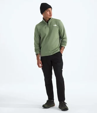 Erkek Cedar Trail Grid Polar ½-Zip
