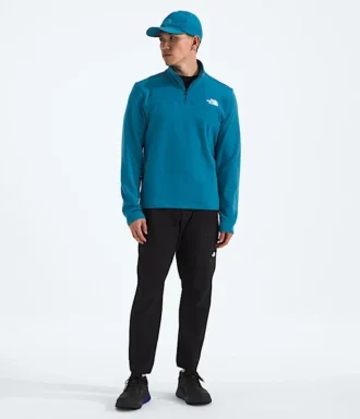 Erkek Cedar Trail Grid Polar ½-Zip