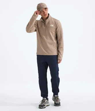 Erkek Cedar Trail Grid Polar ½-Zip