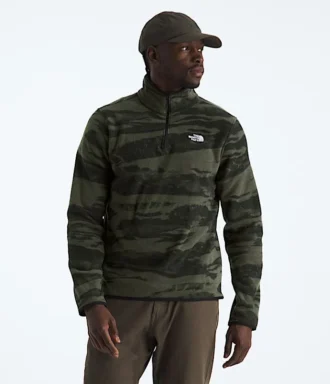 Erkek Glacier Fleece ½-Zip—Baskı