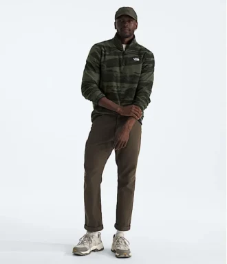 Erkek Glacier Fleece ½-Zip—Baskı