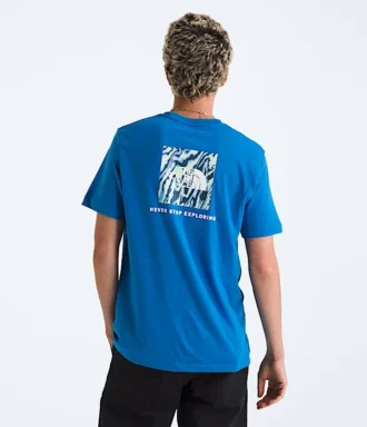 Erkek Kısa Kollu Core Wavy Lines Box NSE Tişört