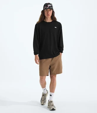 Erkek TNF™ Essential Simple Dome Rahat Uzun Kollu Tişört