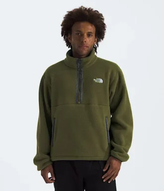 Erkek TNF™ Fleeski ¼-Zip Kazak