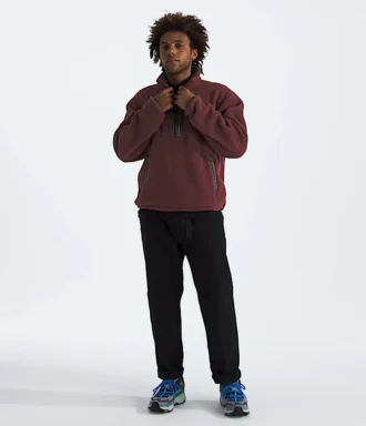 Erkek TNF™ Fleeski ¼-Zip Kazak
