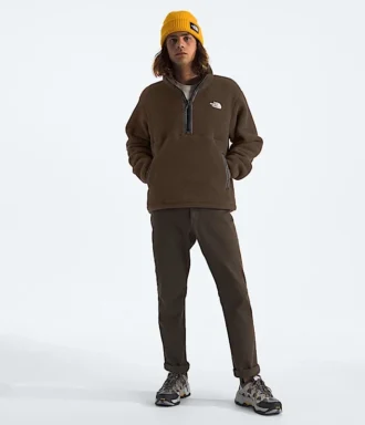 Erkek TNF™ Fleeski ¼-Zip Kazak