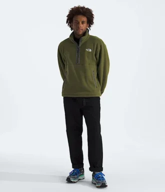 Erkek TNF™ Fleeski ¼-Zip Kazak