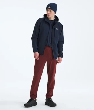 Erkek TNF™ Performance Fleece Tam Fermuarlı Kapüşonlu Sweatshirt