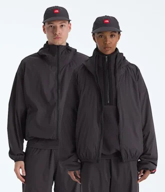 Erkek TNF™ Red Box Katlanabilir Kapüşonlu Rüzgar Ceketi