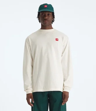 Erkek TNF™ Red Box Uzun Kollu Tişört
