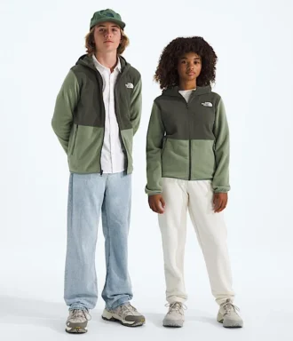 Erkek ve Kız Çocukları için Glacier Tam Fermuarlı Kapüşonlu Sweatshirt