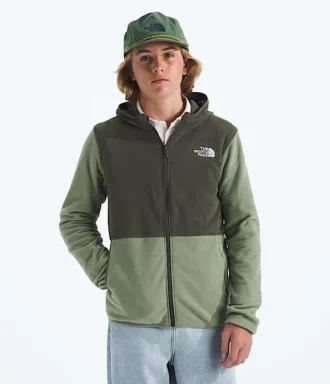 Erkek ve Kız Çocukları için Glacier Tam Fermuarlı Kapüşonlu Sweatshirt