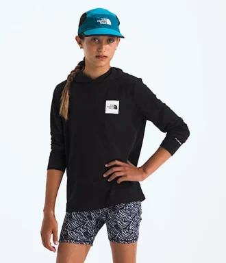 Erkek ve Kız Çocukları için Macera Uzun Kollu Kapüşonlu Sweatshirt — Grafik