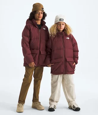 Erkek ve Kız Çocukları için North Down Polar Astarlı Kısa Parka