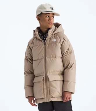 Erkek ve Kız Çocukları için North Down Polar Astarlı Kısa Parka