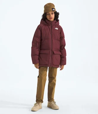 Erkek ve Kız Çocukları için North Down Polar Astarlı Kısa Parka