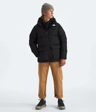 Erkek ve Kız Çocukları için North Down Polar Astarlı Kısa Parka
