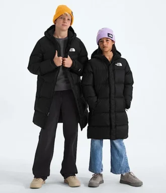Erkek ve Kız Çocukları için Nuptse Uzun Parka