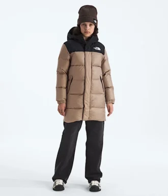 Erkek ve Kız Çocukları için Nuptse Uzun Parka