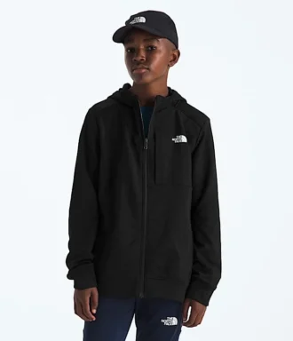 Erkek ve Kız Çocukları için TNF™ Performance Fleece Tam Fermuarlı Kapüşonlu Ceket