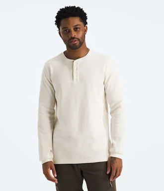 Erkek Waffle Uzun Kollu Henley