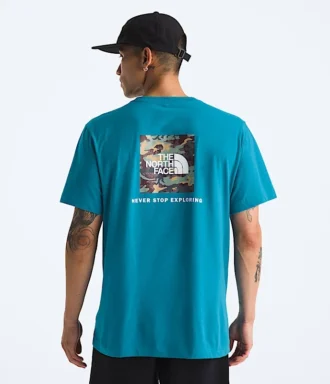 Erkekler için Evolution Box Camo Fill Kısa Kollu Tişört—Grafik