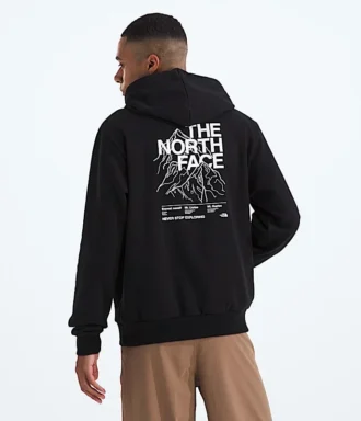 Erkekler için Evolution Half Dome Kapüşonlu Sweatshirt—Grafik