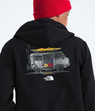 Erkekler için Evolution Van Life Kapüşonlu Sweatshirt — Grafik