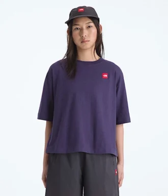 Kadın TNF™ Red Box Kısa Kollu Boxy Tişört