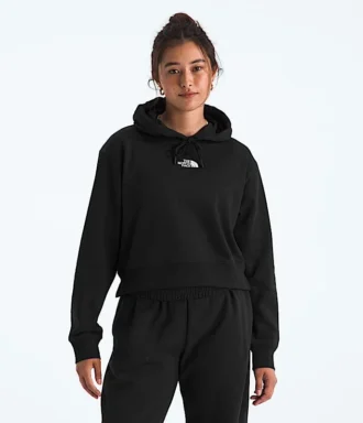 Kadınlar için Essential Cropped Hoodie