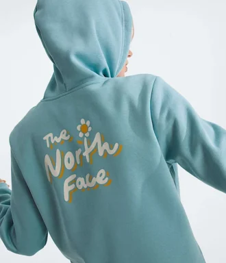 Kadınlar için Evolution Floral-Cloud Kapüşonlu Sweatshirt—Grafik