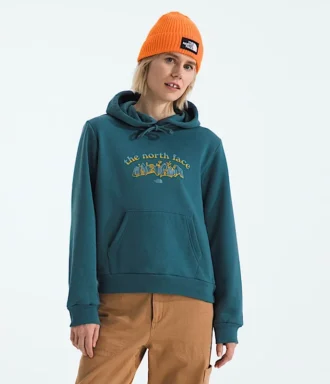 Kadınlar için Evolution Retro-Growth Kapüşonlu Sweatshirt—Grafik