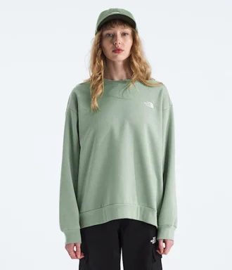 Kadınlar için Evolution Simple Dome Oversized Crew