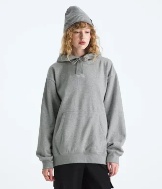 Kadınlar İçin Temel Oversize Kapüşonlu Sweatshirt