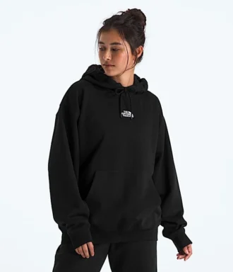 Kadınlar İçin Temel Oversize Kapüşonlu Sweatshirt