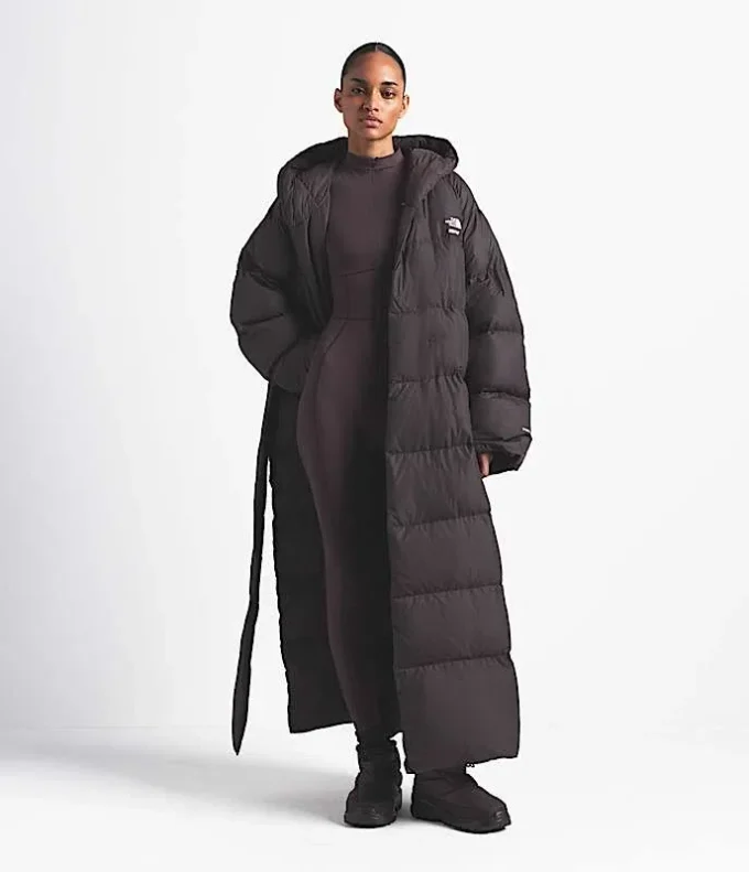 The North Face X SKIMS Kadın Nuptse Wrap Parka